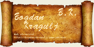 Bogdan Kragulj vizit kartica